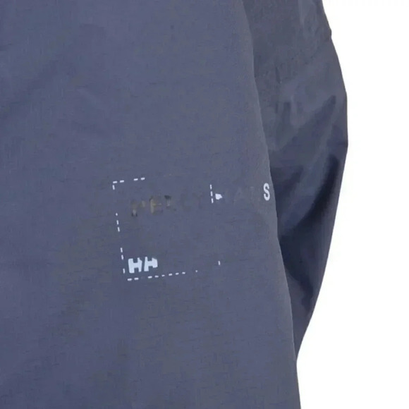 Helly Hansen Ski Jacket Long Hood Insulated Blue Helly Tech  Size Small - Picture 13 of 13